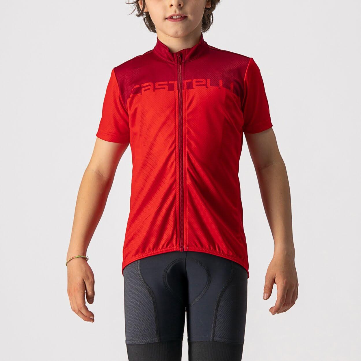 CASTELLI Castelli Neo Prologo Jersey kinder fietsshirt rood