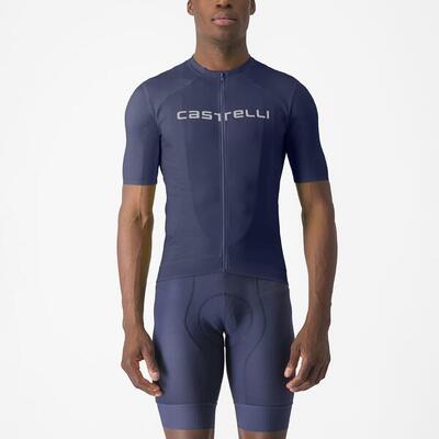 Castelli prologo lite jersey heren fietsshirt belgian blue