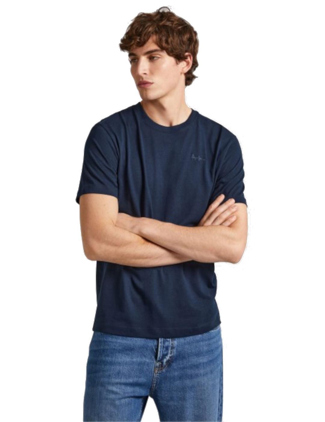 Maglietta da uomo Pepe jeans Dulwich Blu 2/5