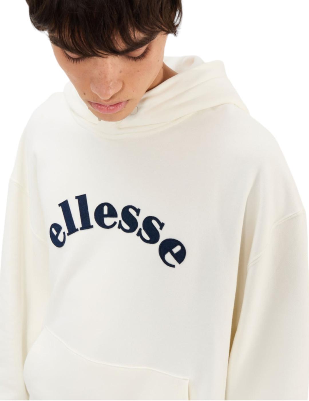 Felpe in pile per uomo Ellesse Arliona Bianco. 4/5