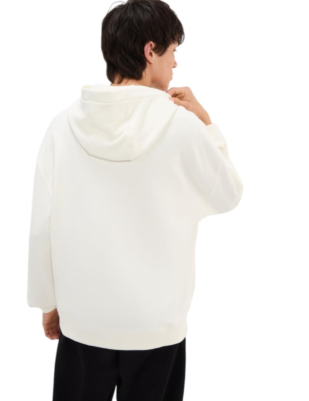 Felpe in pile per uomo Ellesse Arliona Bianco. 2/5