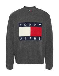 Sweat-shirts polaires pour hommes Tommy Hilfiger Melange Gris