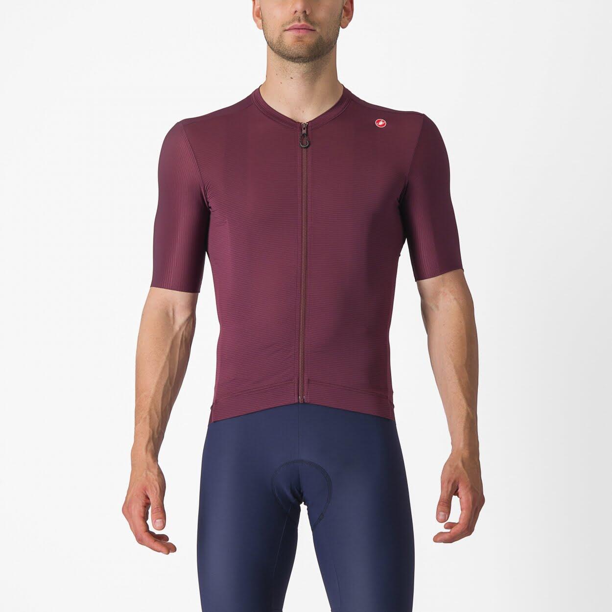 CASTELLI Castelli Espresso Jersey heren fietsshirt Deep Bordeaux