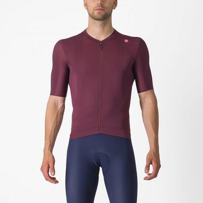 Castelli espresso jersey heren fietsshirt deep bordeaux
