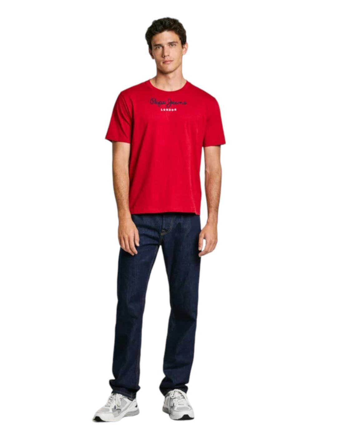 Short sleeve T-shirt for Men Pepe jeans Eggo Red 5/6