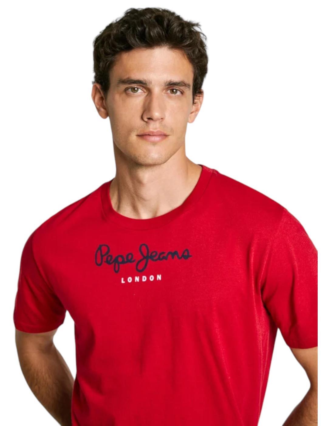 Short sleeve T-shirt for Men Pepe jeans Eggo Red 4/6