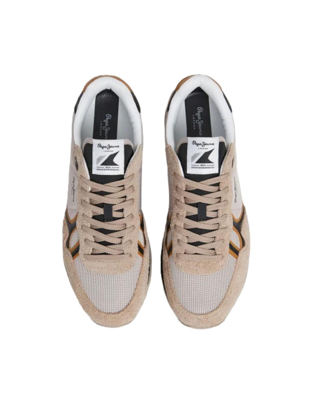 Zapatillas para Hombre Pepe jeans Brit fun Beige 3/5