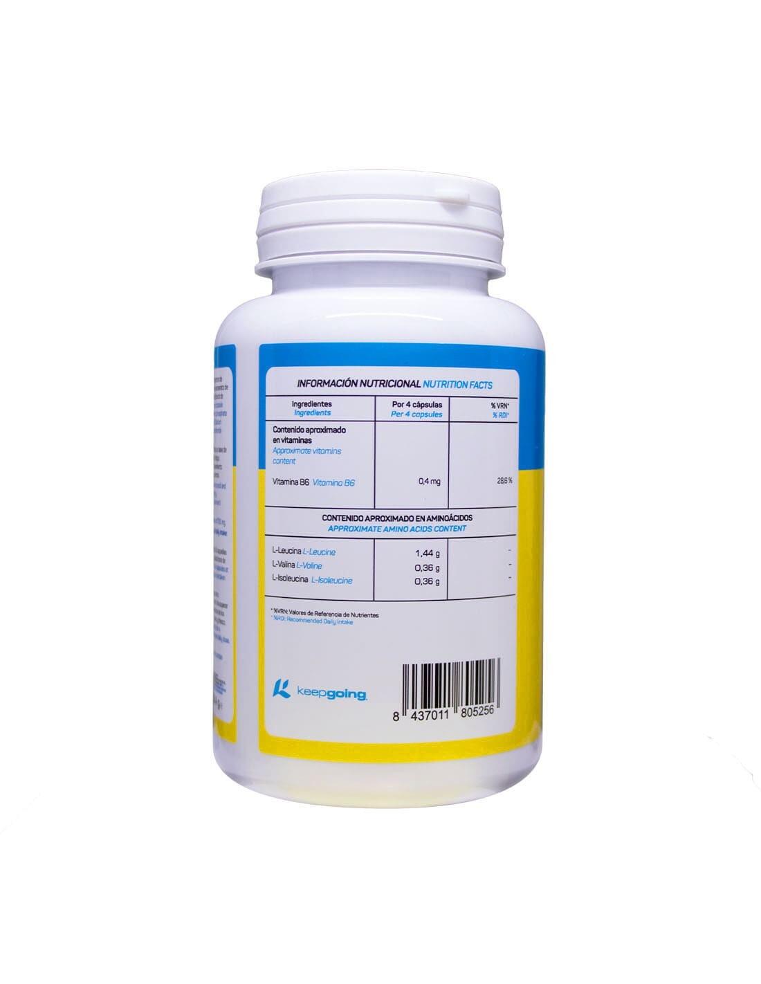 Aminoácidos Ramificados BCAA’s 120 cápsulas 2/4