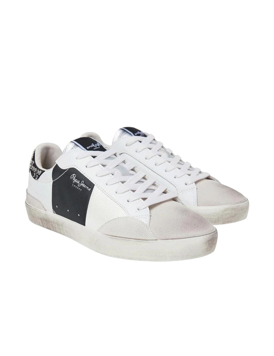 Zapatillas para Mujer Pepe jeans Lane glam Blanco 2/4