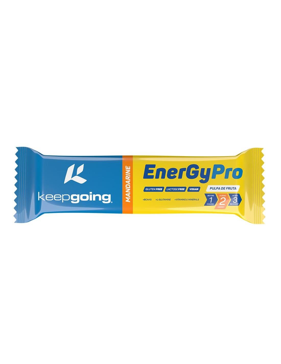 Barrita Energética Natural Energía Pro "EnergyPro Bar" de Mandarina 1x40g 1/6