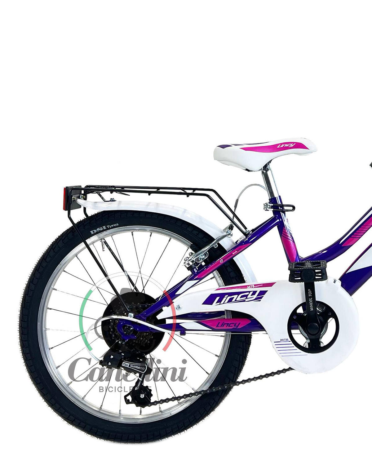 Kinderfahrrad MTB Canellini LINCY 20" - Violett/Fuchsia 3/3