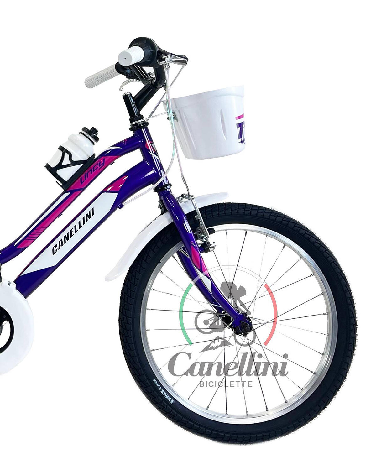 Kinderfahrrad MTB Canellini LINCY 20" - Violett/Fuchsia 2/3