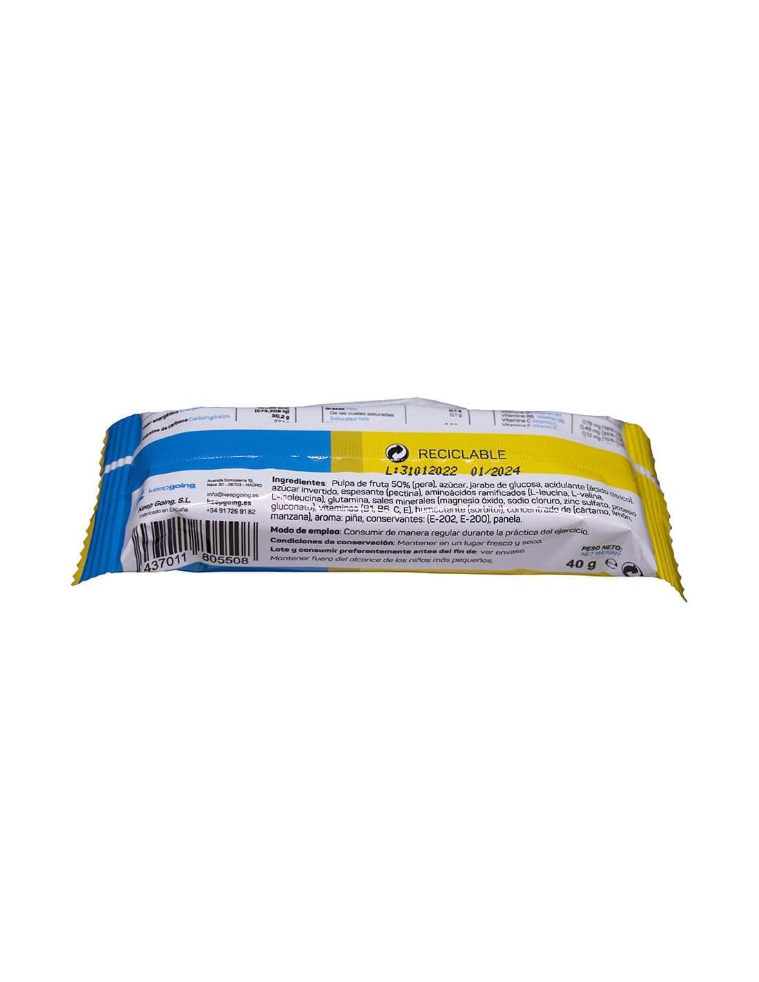Barrita Energética Naturales Energía Pro "EnergyPro Bar" de Piña 24x40g 3/7