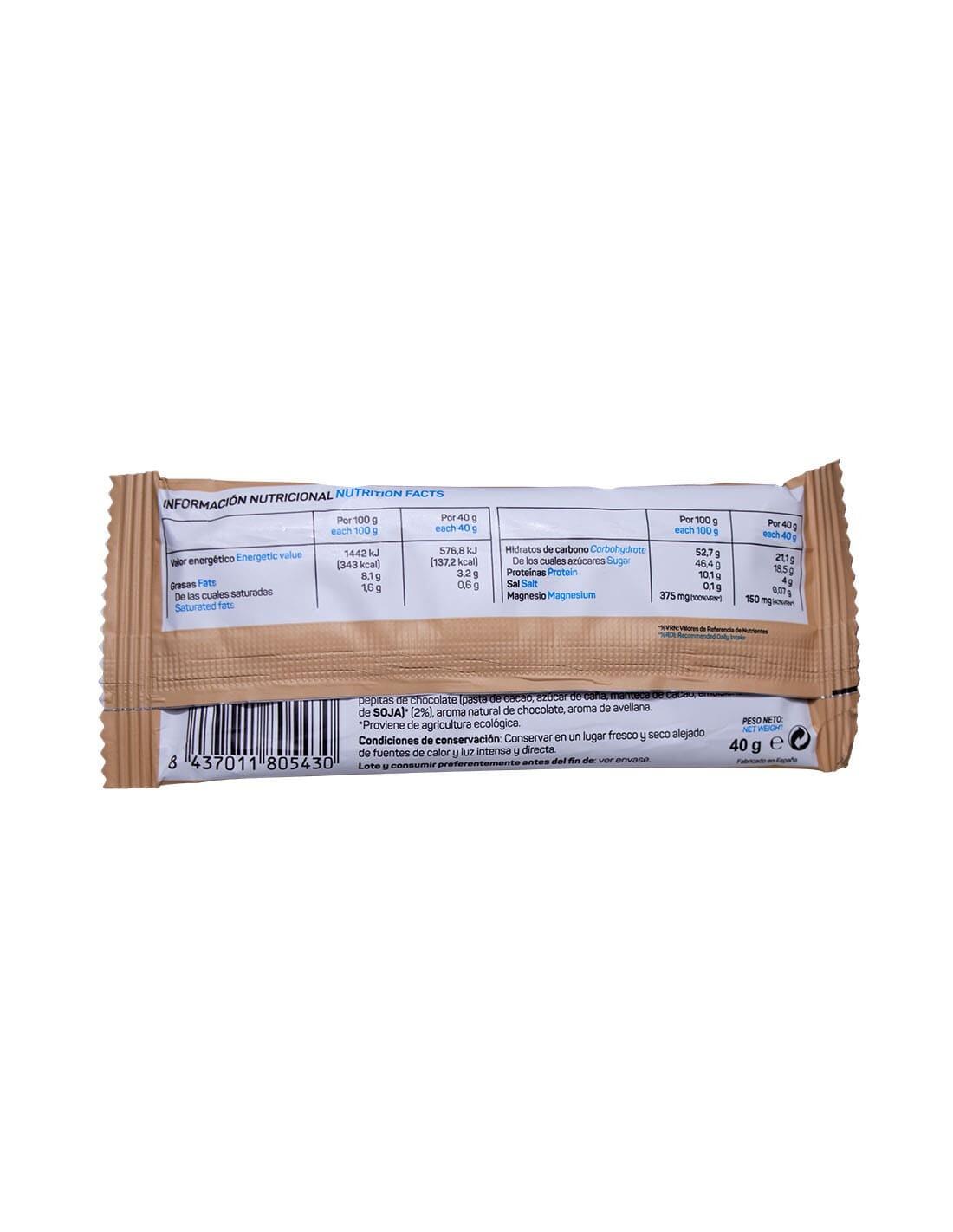 Barritas Energéticas Naturales Energía Bar "Energy Bar" Choco-Avellana 24x40g 3/7