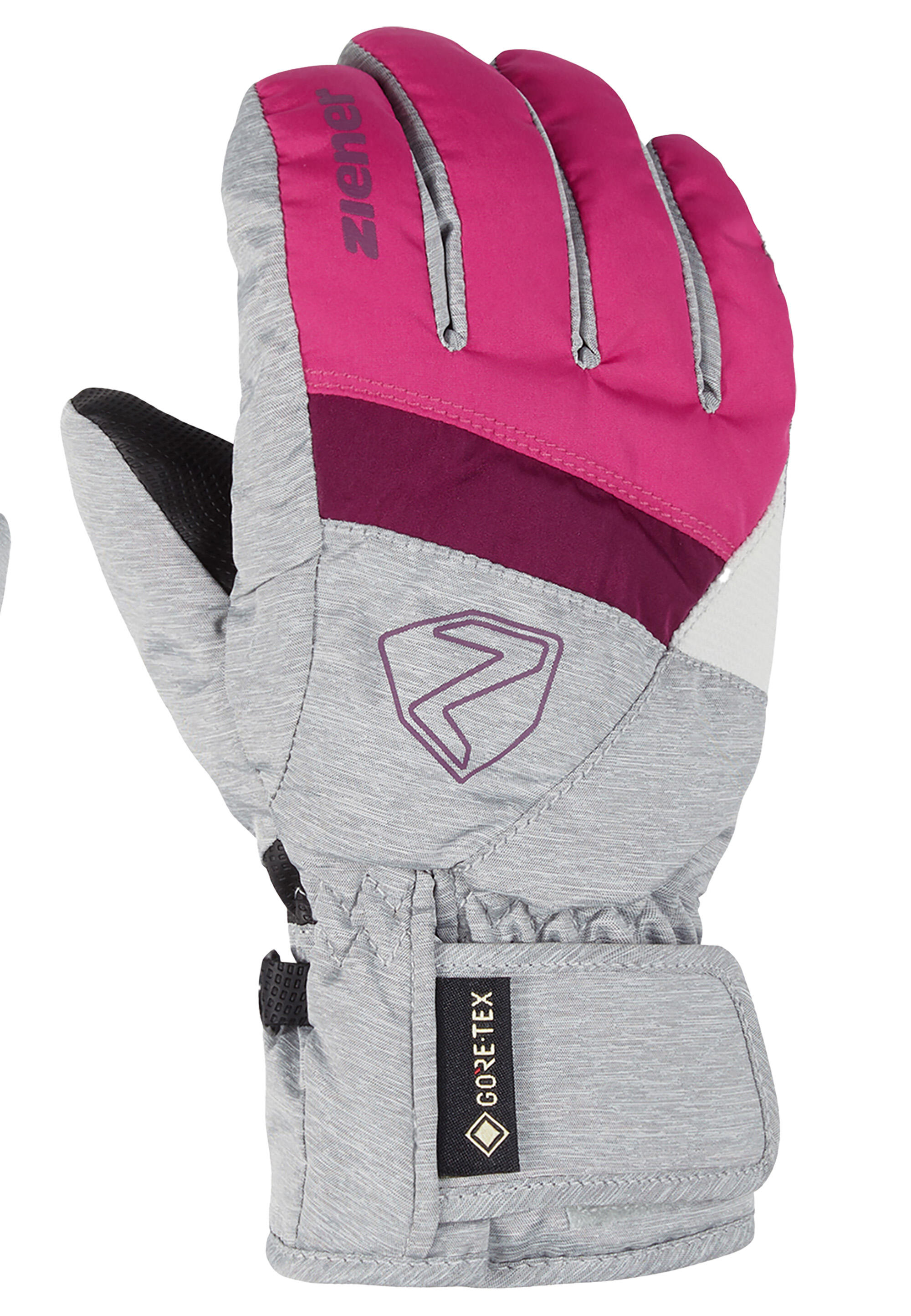 Gants et Moufles ZIENER Leif GTX JR-Rose-10 ans-140 cm 2/3