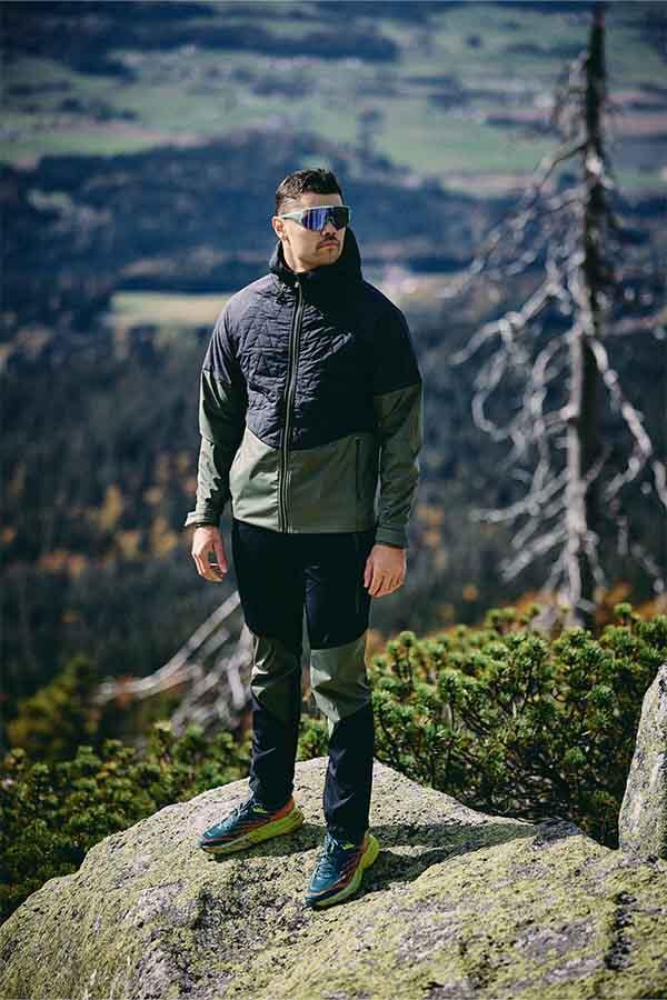 Imbottita Giacca - Outdoor - Uomo - P-Flash - verde scuro 3/4