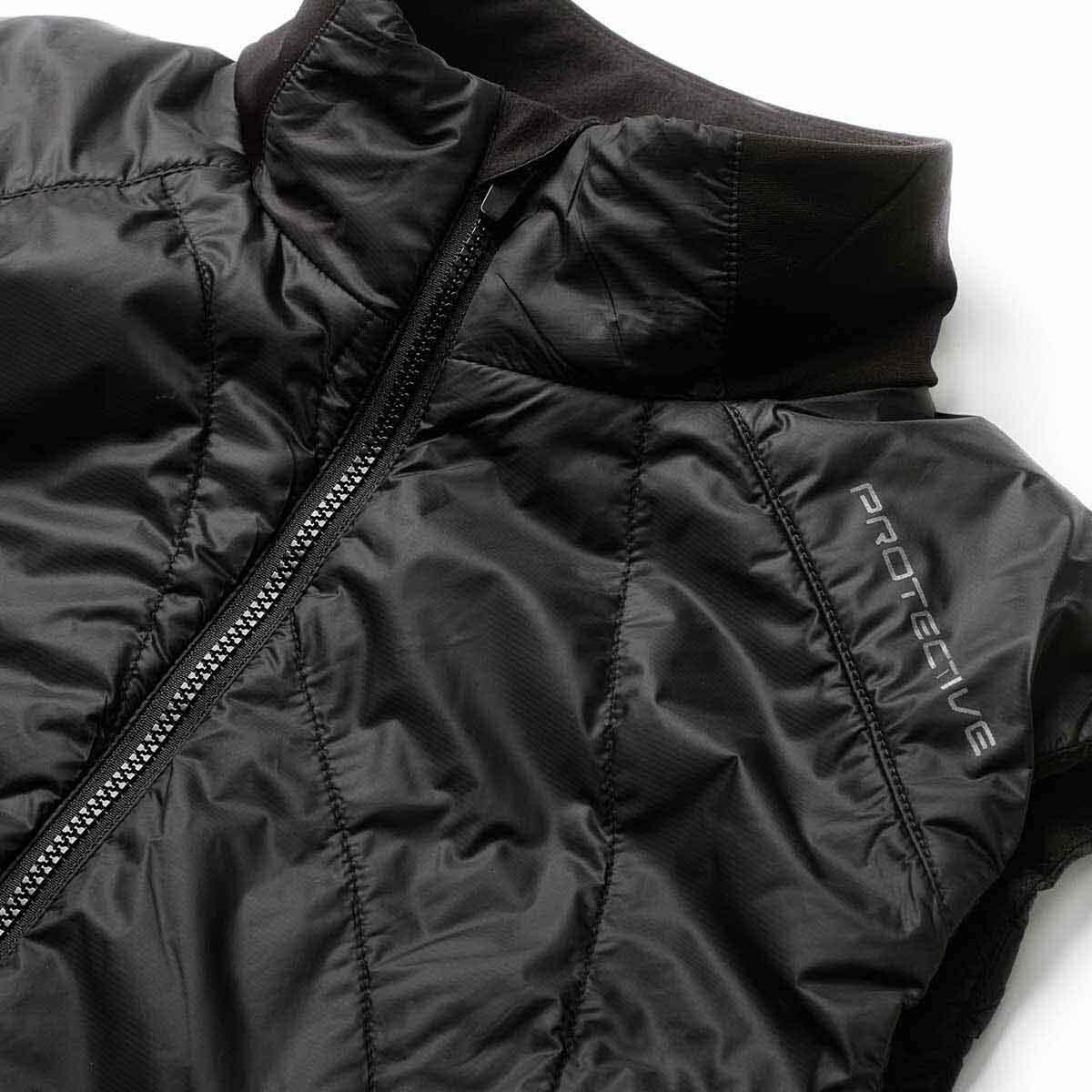 Gilet isolant hybride pour femme rembourré -P-SCOPE W - noir - Vélo 3/6