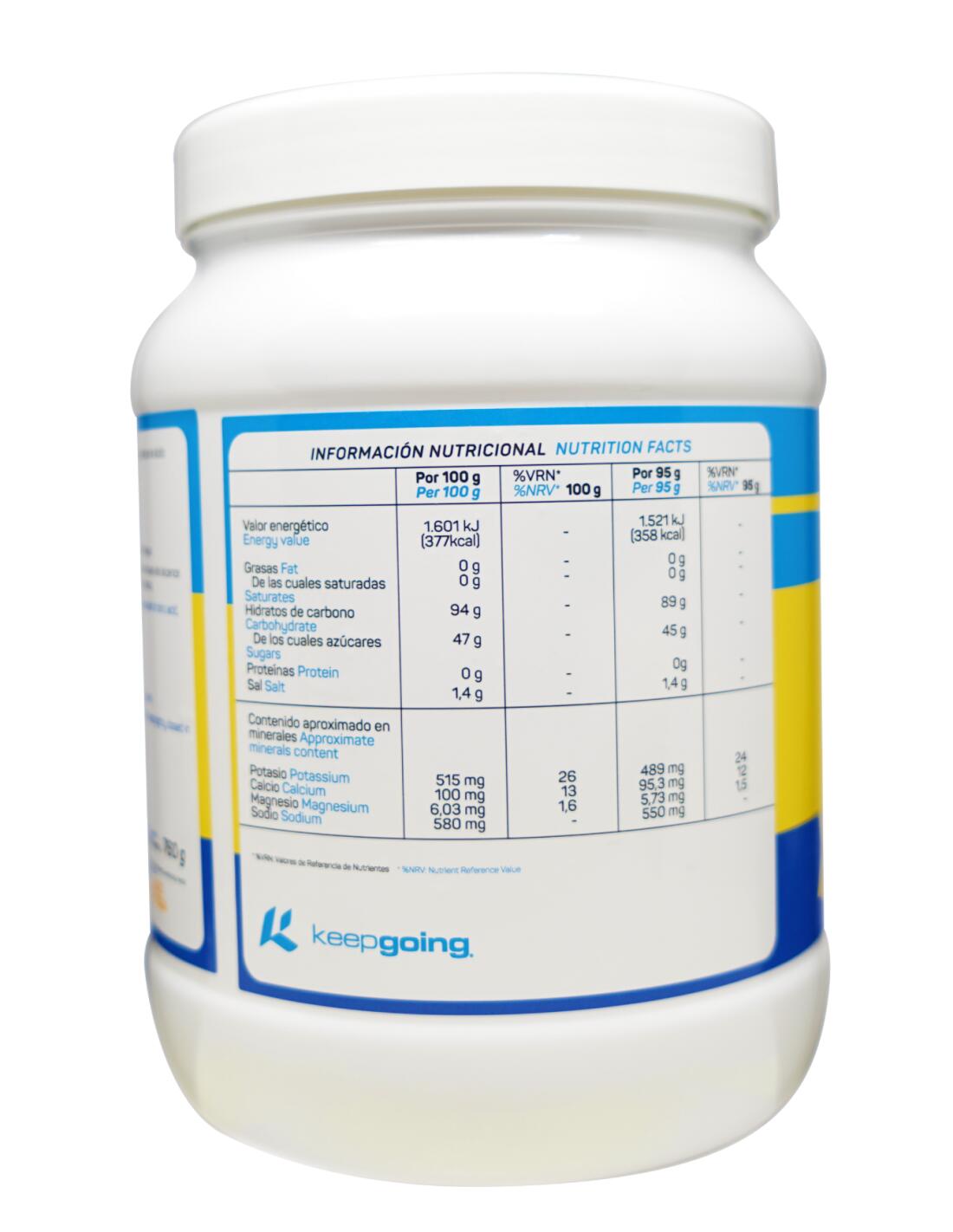 Bebida Energética en Polvo Energía Pro "EnergyPro Drink" Sabor Neutro 760g 3/7