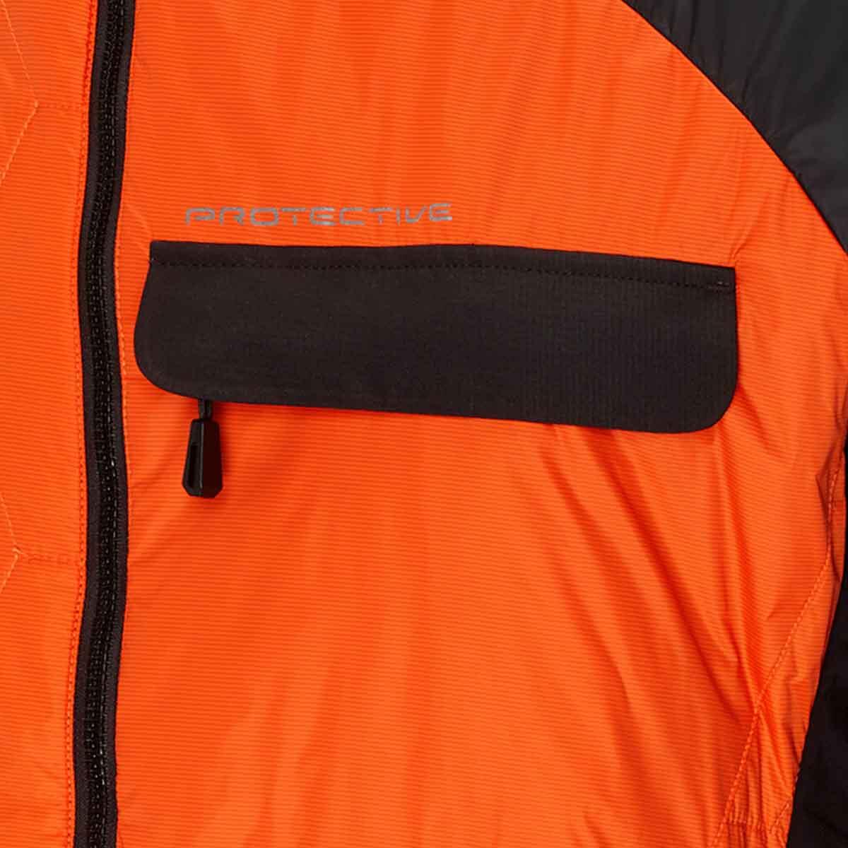 Matelassée Veste - Vélo  - Homme - P-Macro - orange 4/6
