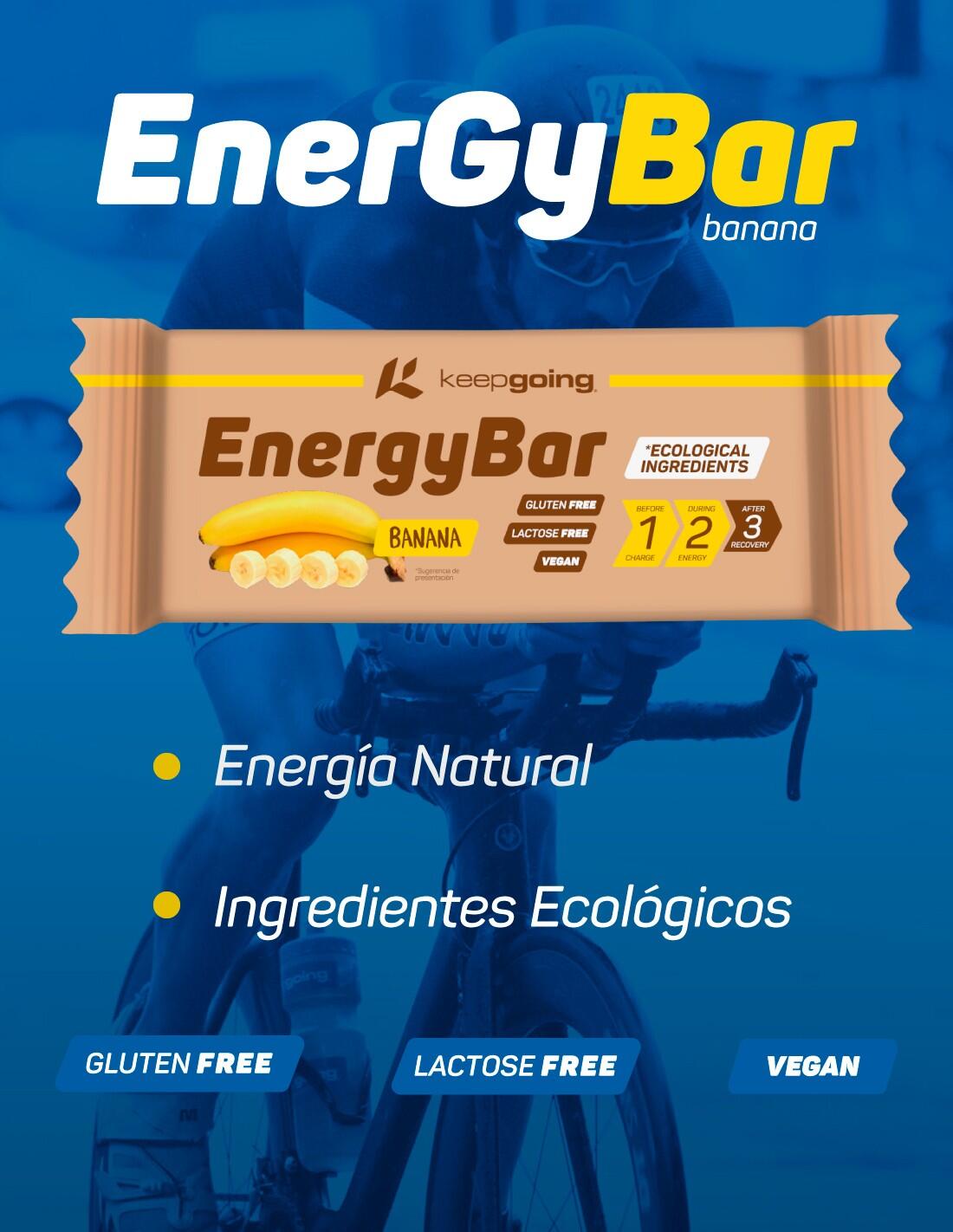 Barrita Energética Natural Energía Bar "Energy Bar" de Plátano 1x40g 5/6