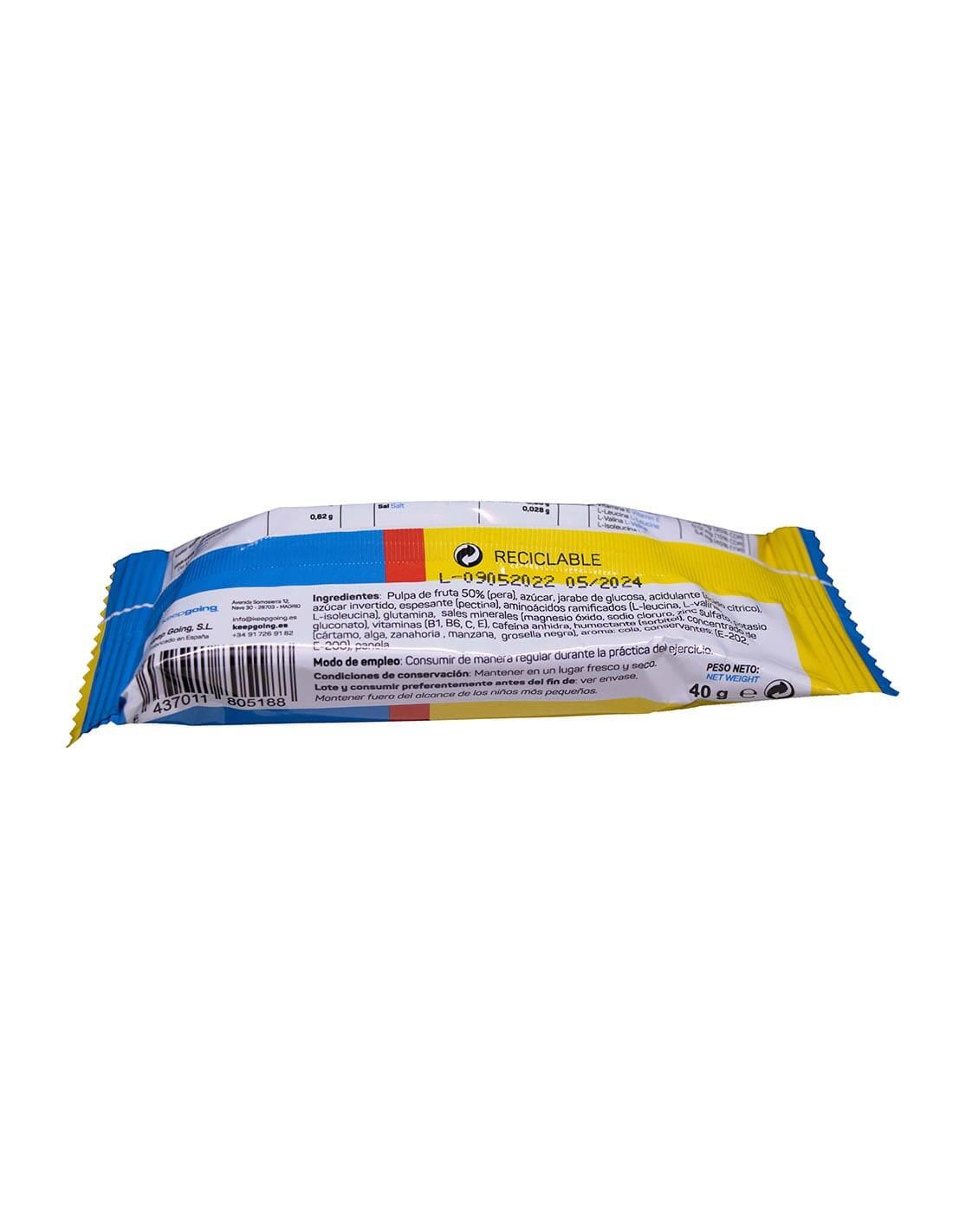 Barritas Energéticas Naturales Energía Pro "EnergyPro Bar" de Cola 24 uds x 40g 3/7