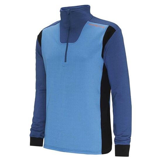 Longsleeve wielershirt - Outdoor - Heren - P-Math - blauw