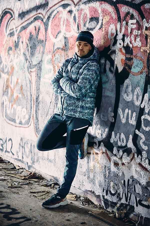 Pantalon softshell - Outdoor - Homme - P-Motion - noir 3/4