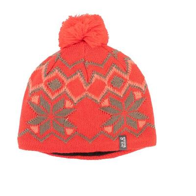 Accessoires Nordic Pompom Cap Mütze in Rot