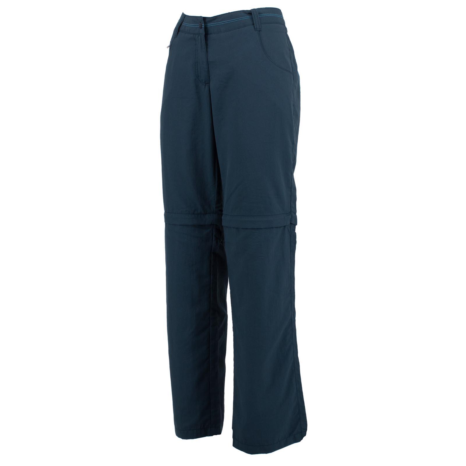 JACK WOLFSKIN Hose Marrakech Zip Off Pants in Blau