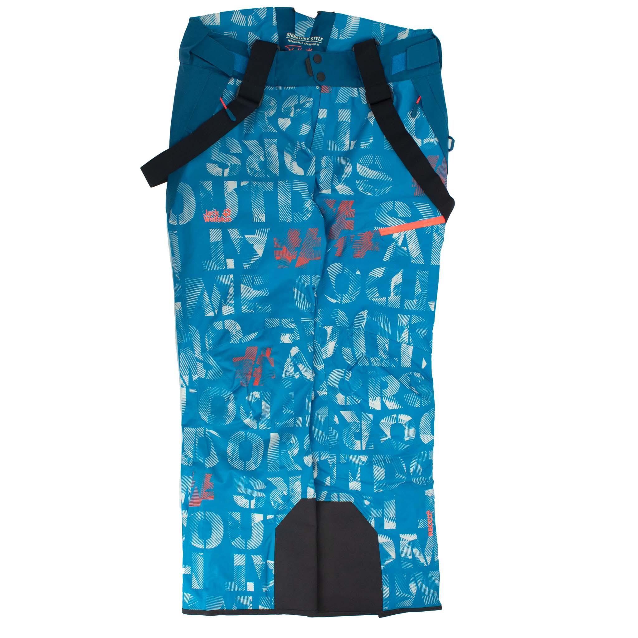 JACK WOLFSKIN Hose Big Snow Pants in Blau