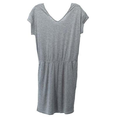Kleid Röcke Dress Tencel in Grau