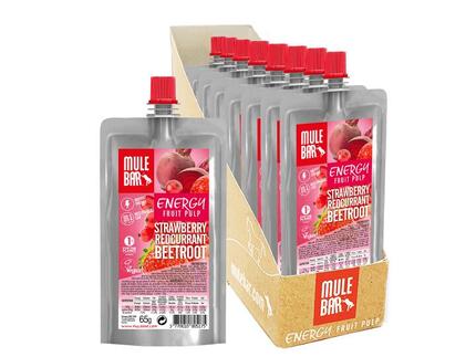 10 compotes énergétiques - vegan - 65g - Patate douce - Carotte - Orange