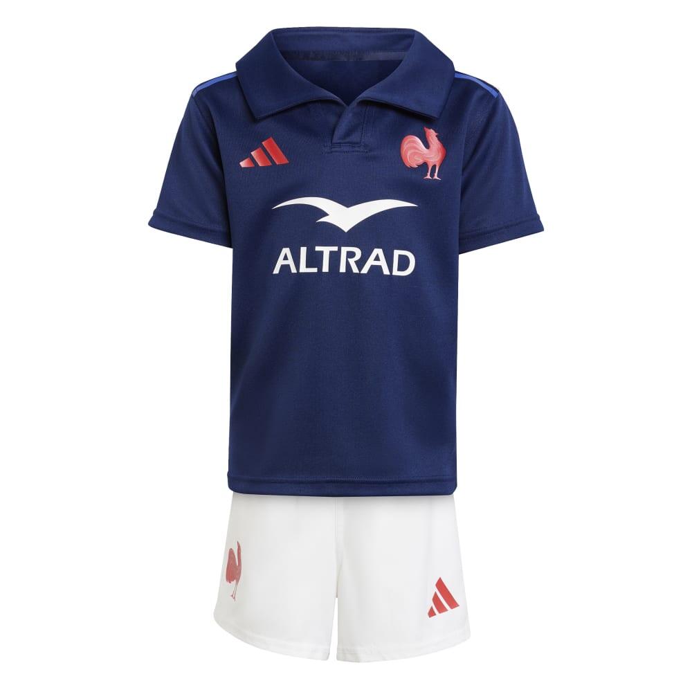 ADIDAS France Rugby Home Mini Kit Kids