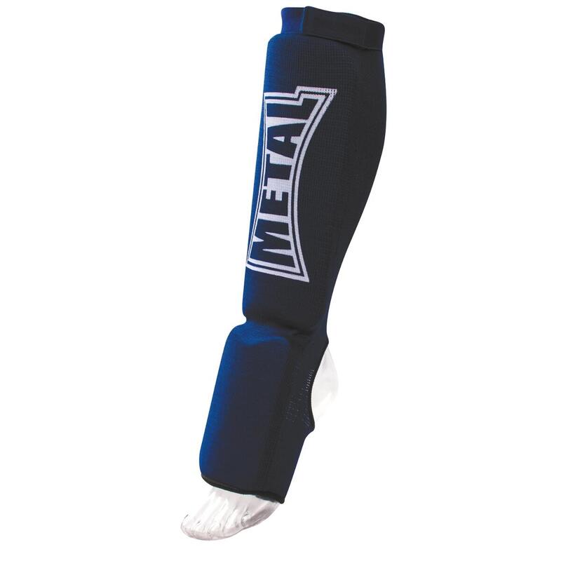 Protege Tibia+Pied Coton Elast. Bleu L