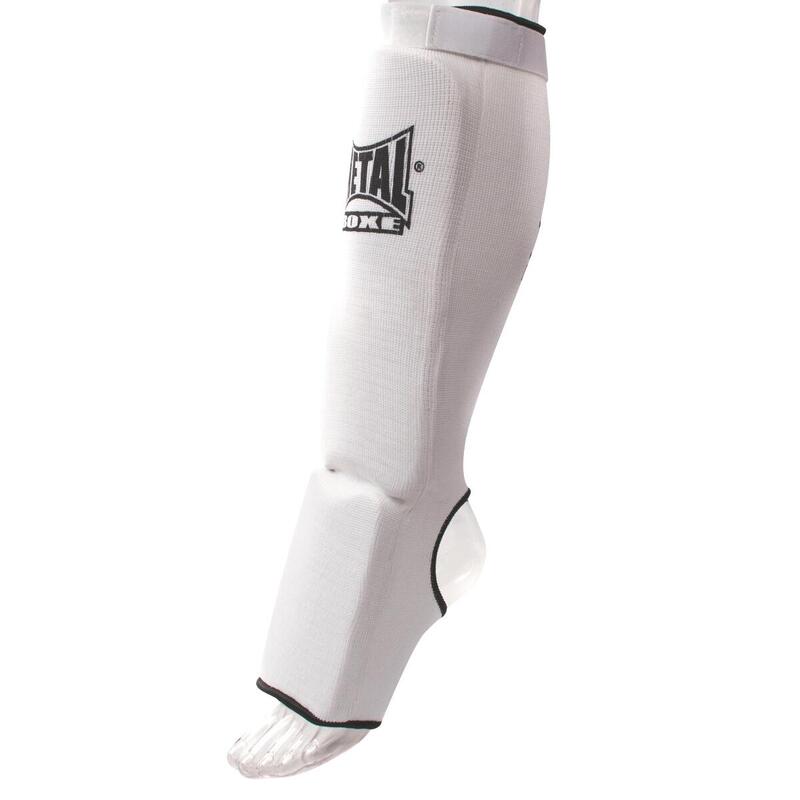 Protege Tibia+Pied Coton Elast. Blanc S