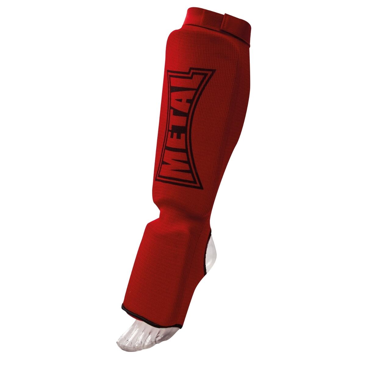Metal Boxe - Metal Boxe Protège-tibia Et Pied Coton Elast. Rouge Xl - Protège-tibia - Rouge - 48 Xl - Decathlon