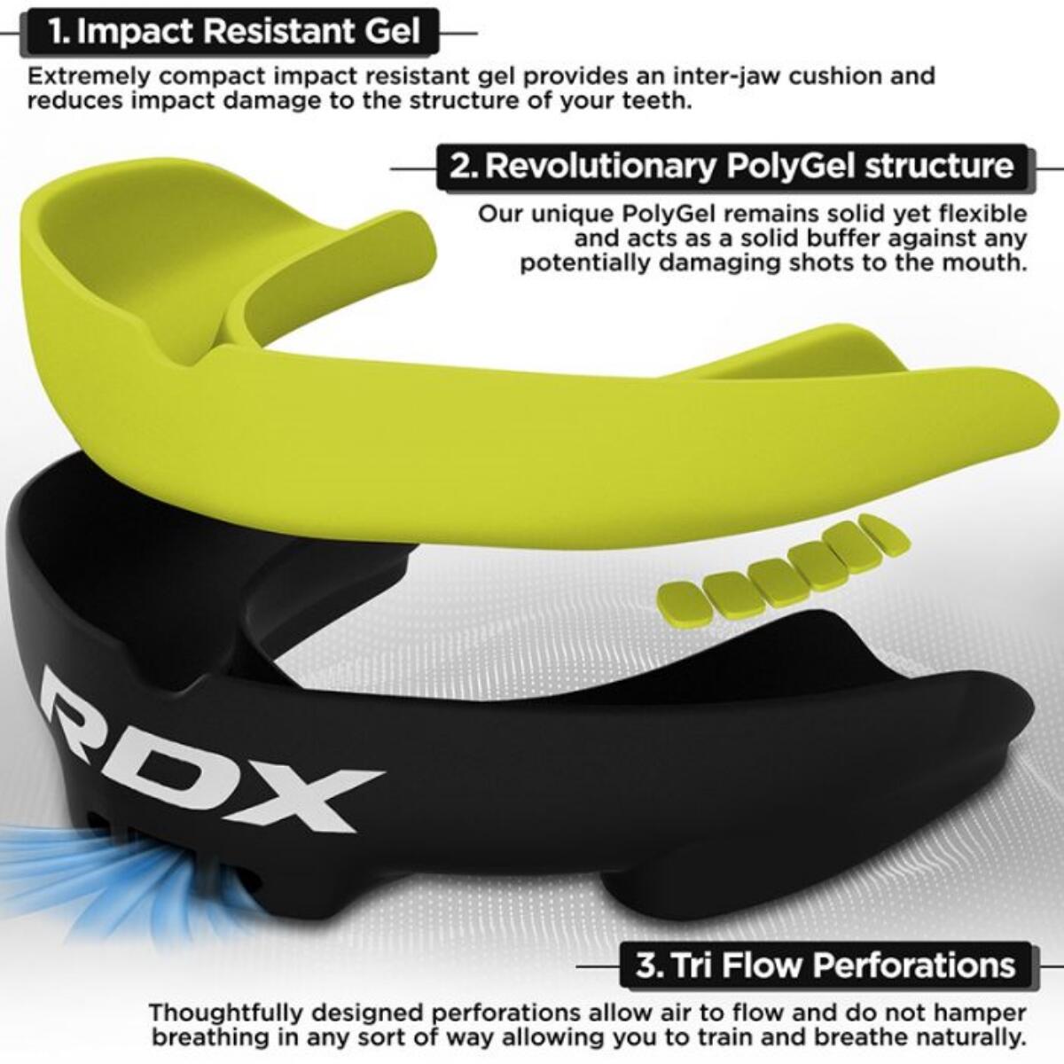 Protège-dents Adulte RDX – Noir et Jaune 5/7