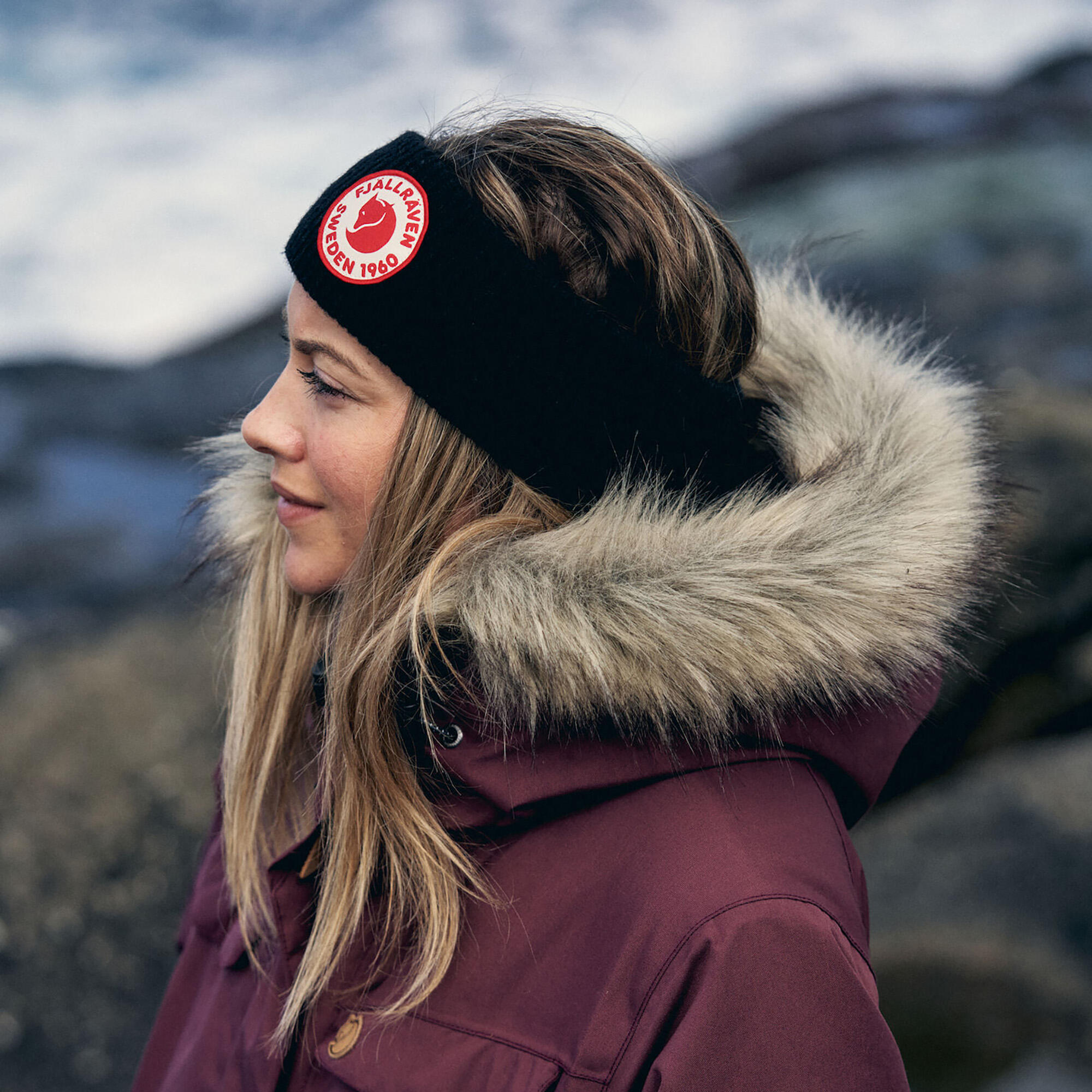 Fascia per capelli Fjällräven 1960 con logo 4/5