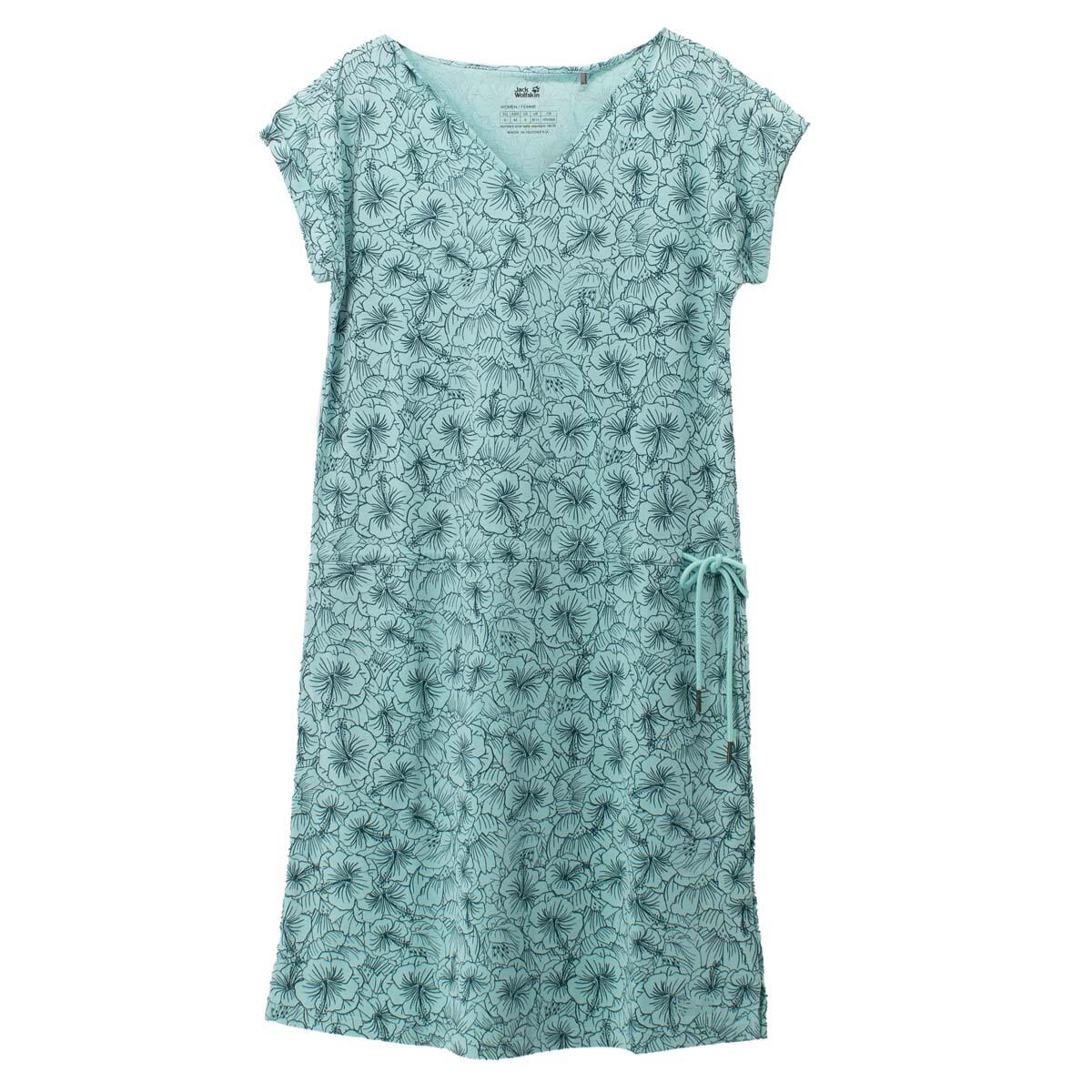 JACK WOLFSKIN Kleid Röcke Dress Aop Kleid dress Blumen in Blau