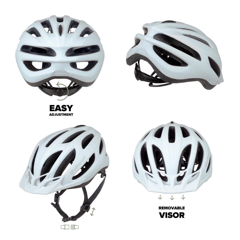 Sport Flow Capacete de Ciclismo MTB Recreativo Preto Mate