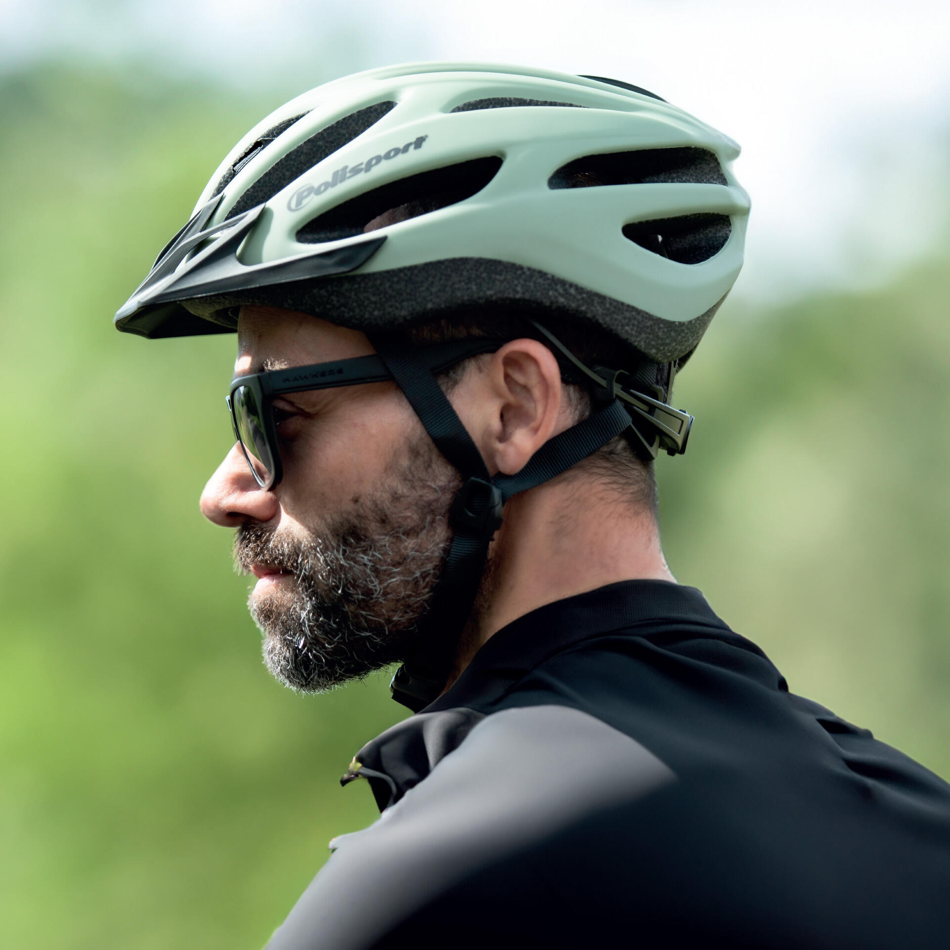 Sport Flow Casco de Ciclismo MTB Recreativo Verde Mate 7/8