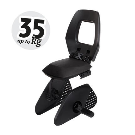 Siège Junior Vélo Arrière Porta-Bagages One Junior 35kg Marron Foncé/Noir
