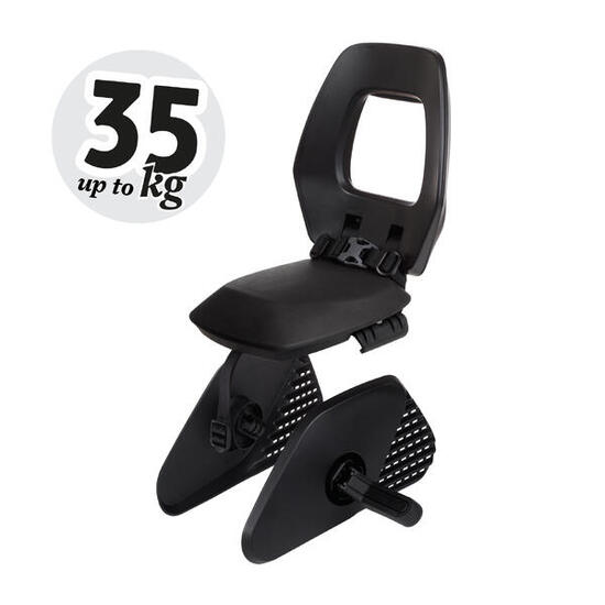 Siège Junior Vélo Arrière Porta-Bagages One Junior 35kg Noir/Noir