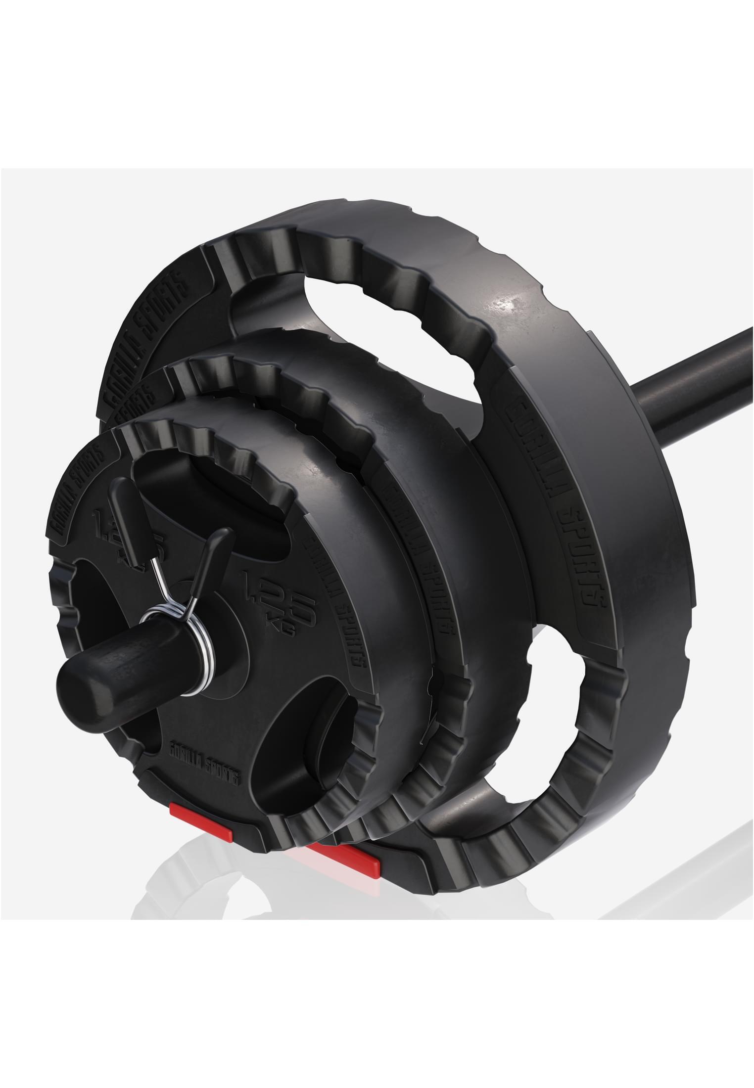 Gorilla Sports Sada plastové činky, 20 kg 6/7