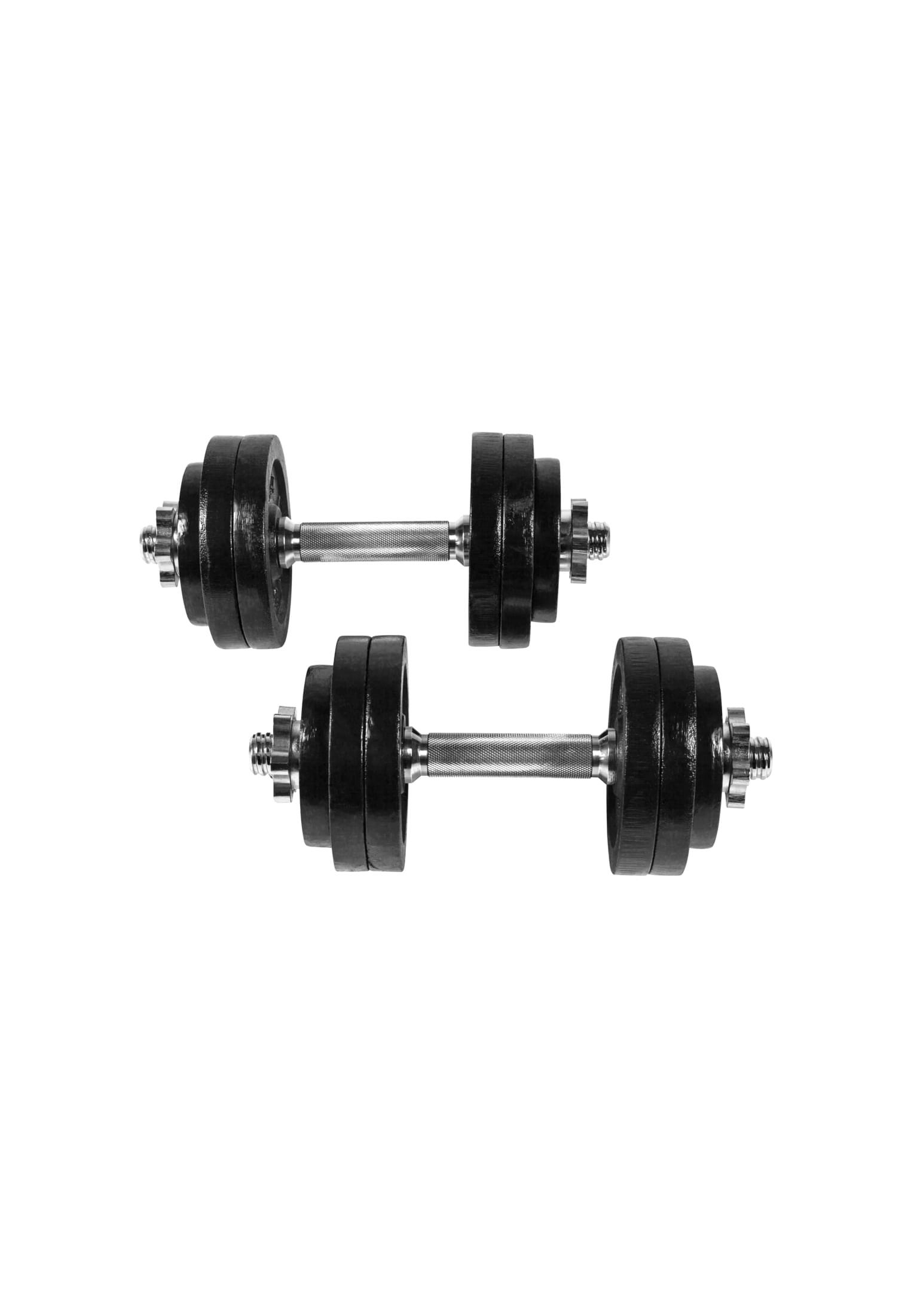Dumbellset - Halterset - Gietijzer zwart - 30 kg 2/7