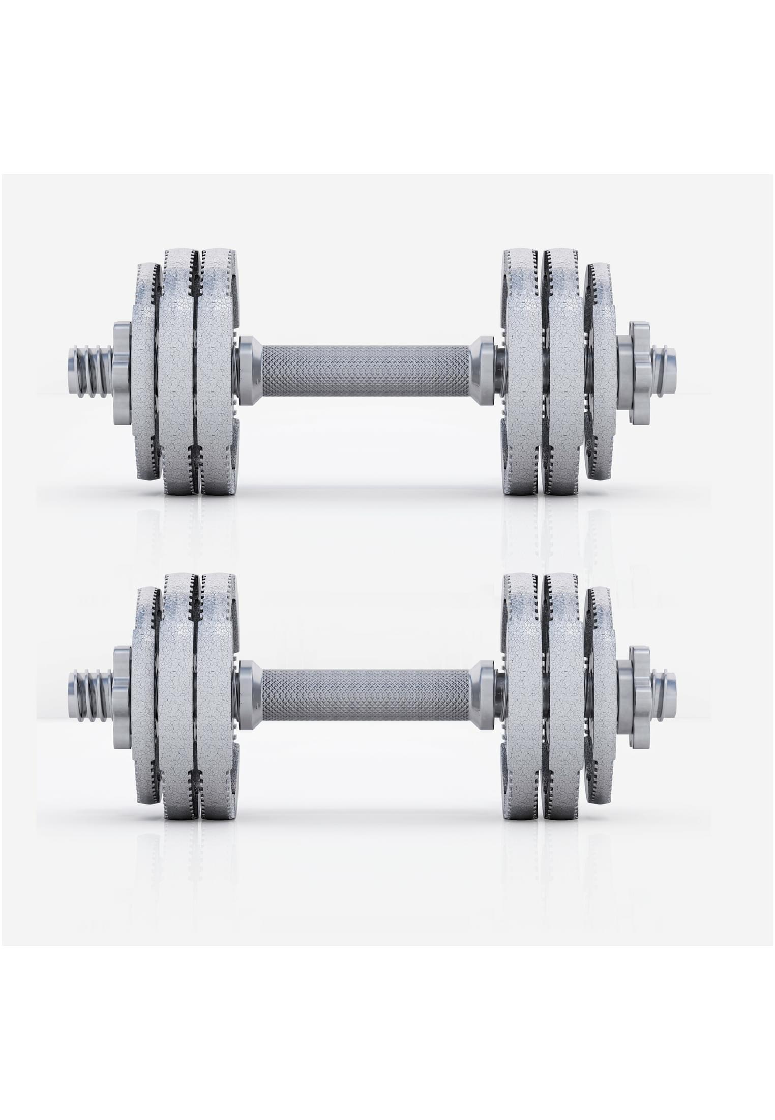 CHRB Disques D’haltères En Fonte – Alésage 30/31 Mm – De 2,5 à 20 Kg – Design Rainuré – Prise En Main Facile