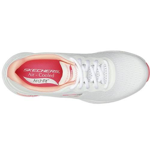 Zapatillas Skechers Mujer Arch Fit - Infinity Cool Blancas 5/7