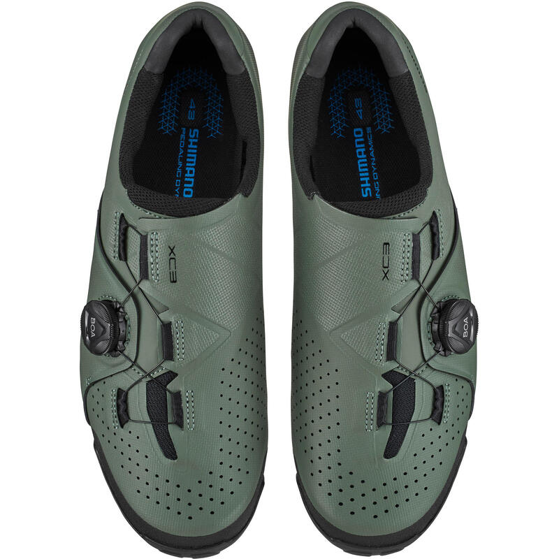SHIMANO MTB - Chaussures de vélo SH-XC300, Olive