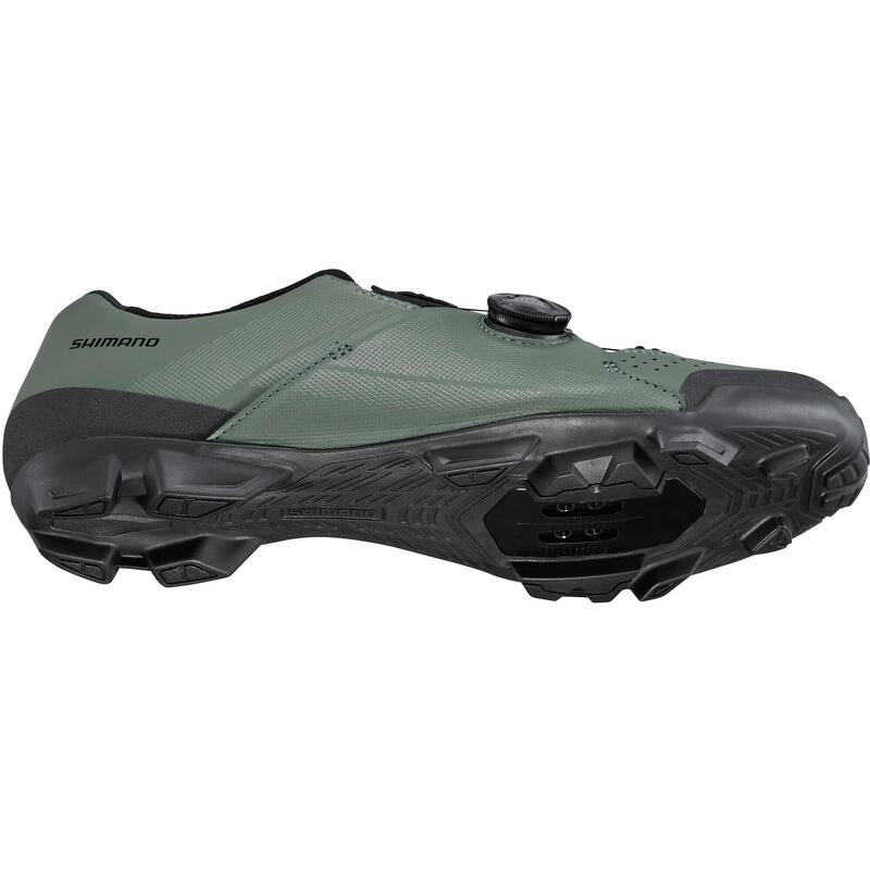 SHIMANO MTB - Chaussures de vélo SH-XC300, Olive