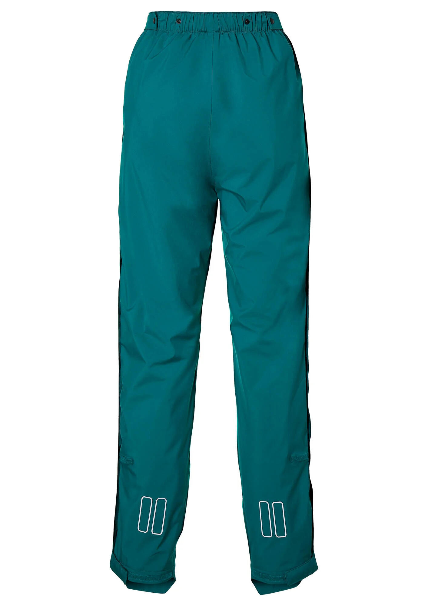 Pantaloni antipioggia da ciclismo da uomo Skane, verde acqua 2/3